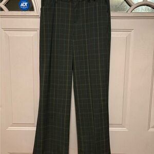 White Stag Women's Dark Gray Checkered Pants